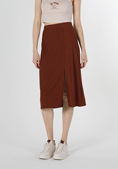 Image de Jupe Marron Regular Fit    Femme