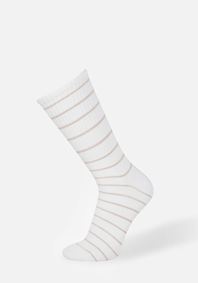 Image de Chaussettes Ecru Modern Fit Femme