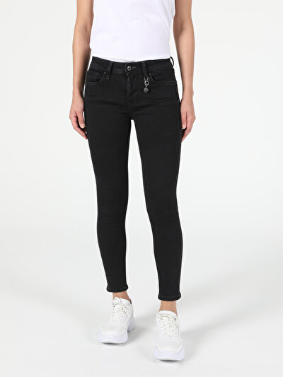 Image de 759 Lara Pantalon Noir Skinny  Leg  En  Super Slim Fit Femme