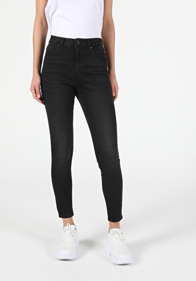 Image de 760 Diana Pantalon Noir Skinny  Leg  En  Super Slim Fit Femme