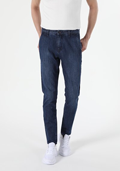 Image de 034 Rio Pantalon Denim Slim Leg  En  Chino Homme