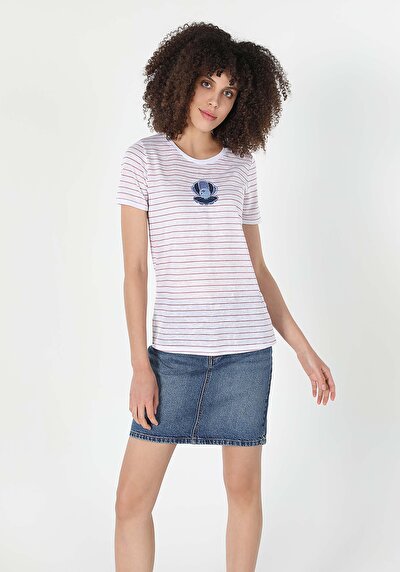 Image de T-shirt À Manches Courtes Corail Regular Fit Femme