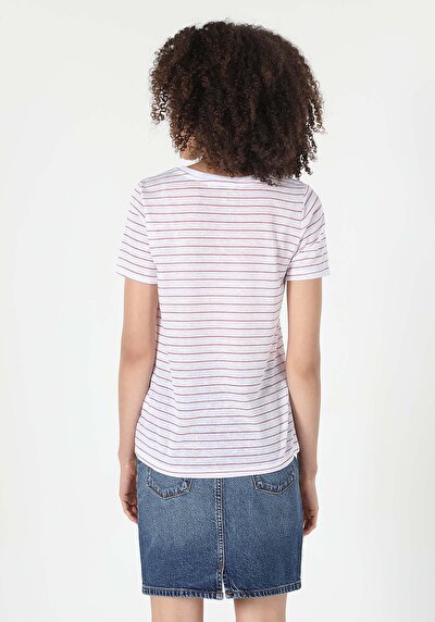 Image de T-shirt À Manches Courtes Corail Regular Fit Femme