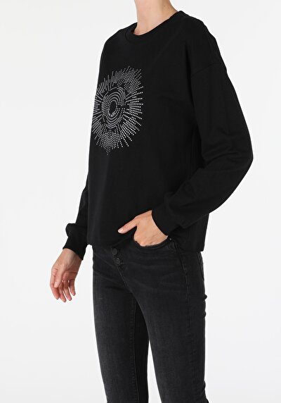 Image de Pull-over Noir Regular Fit  Femme