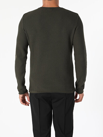 Image de Pull Kaki Slim Fit   Homme