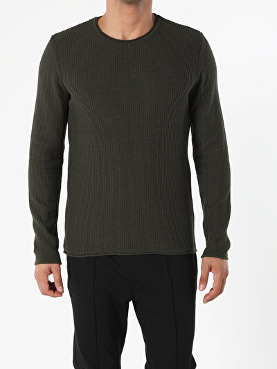Image de Pull Kaki Slim Fit   Homme