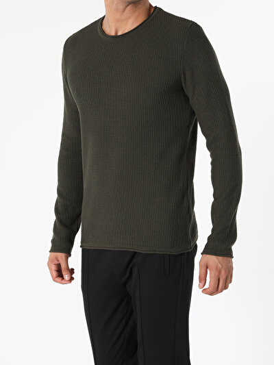 Image de Pull Kaki Slim Fit   Homme