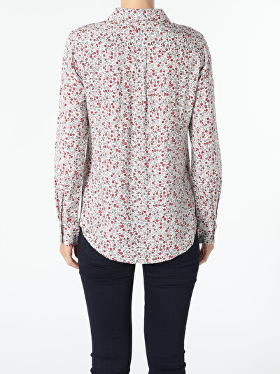 Image de Chemise À Manches Longues Multicolou Regular Fit Femme