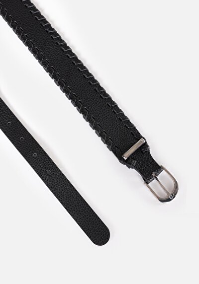 Image de Ceinture Noir Modern Fit Femme