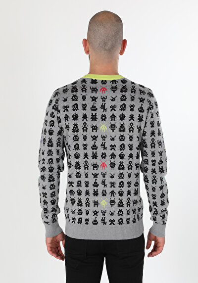 Image de Pull Gris Regular Fit   Homme