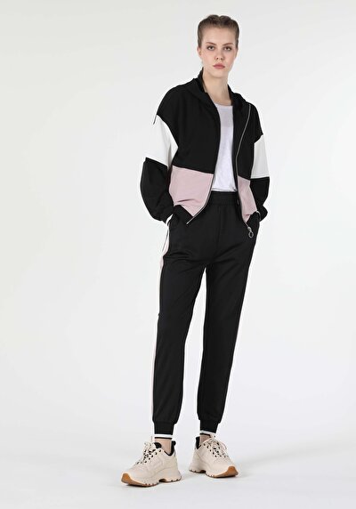 Image de Pantalon De Survêtement Noir Slim Fit Femme