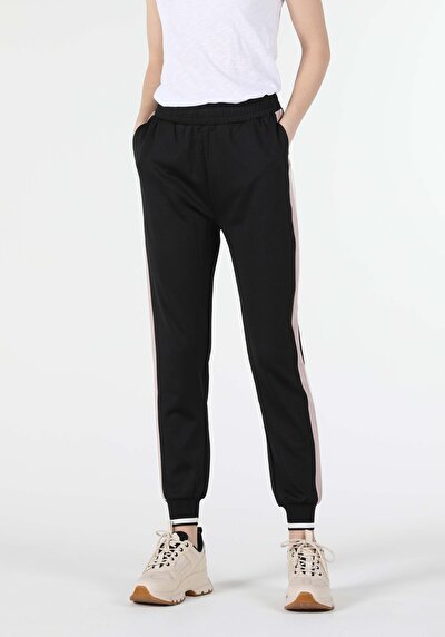Image de Pantalon De Survêtement Noir Slim Fit Femme