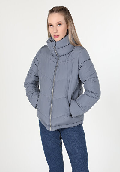 Afficher les détails de Veste Bleu Regular Fit    Femme