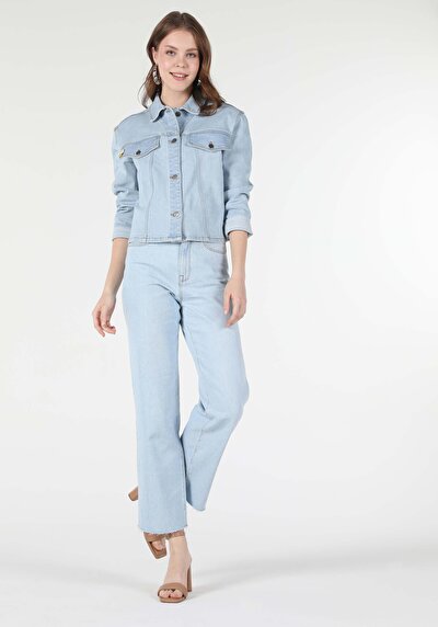 Image de Veste De Blazer Denim Regular Fit Femme