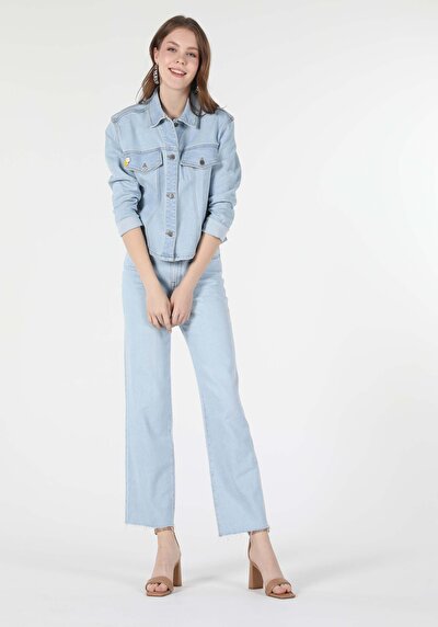 Image de Veste De Blazer Denim Regular Fit Femme