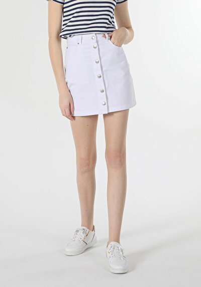 Image de Jupe Blanc Mini    Femme
