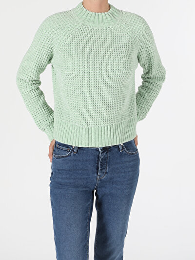 Image de Pull Vert Regular Fit Femme