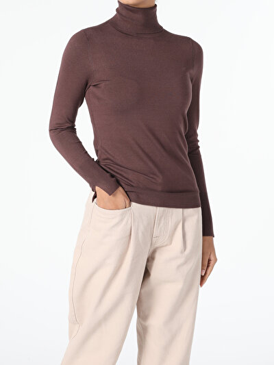 Image de Pull Marron Slim Fit   Femme