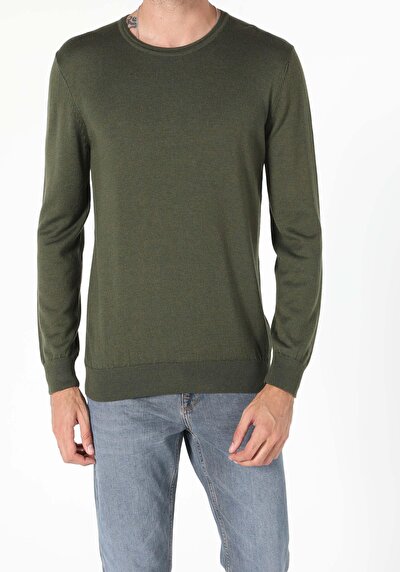 Image de Pull Vert Regular Fit   Homme