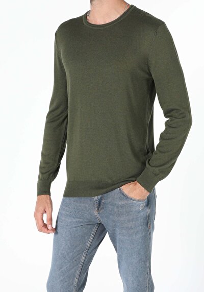 Image de Pull Vert Regular Fit   Homme