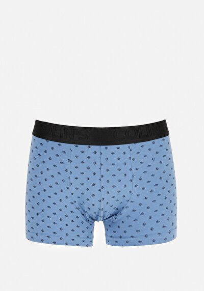 Afficher les détails de Sous-vêtements Bleu Modern Fit Imprimé Homme