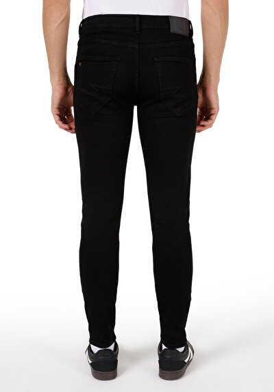 Image de 040 Alex Pantalon Bleu Foncé En Skinny Fit Homme
