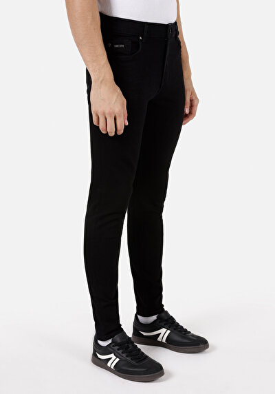 Image de 040 Alex Pantalon Bleu Foncé En Skinny Fit Homme