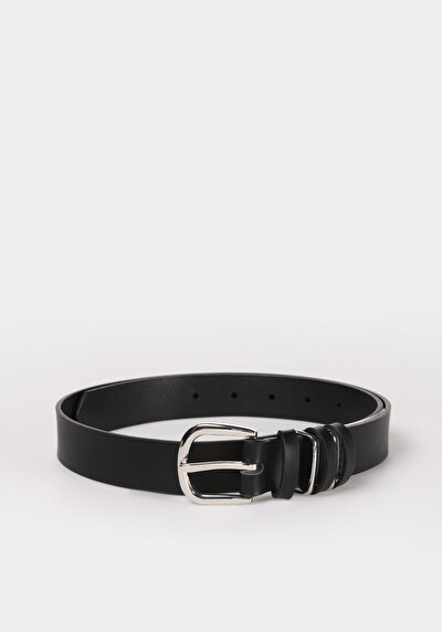 Image de Ceinture Noir Modern Fit Femme