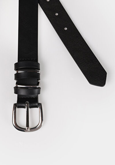 Image de Ceinture Noir Modern Fit Femme