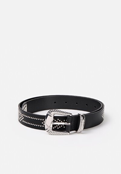 Image de Ceinture Noir Modern Fit Femme