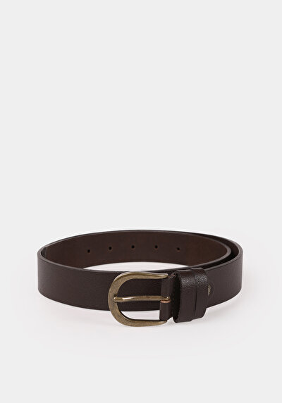Afficher les détails de Ceinture Marron Modern Fit Femme