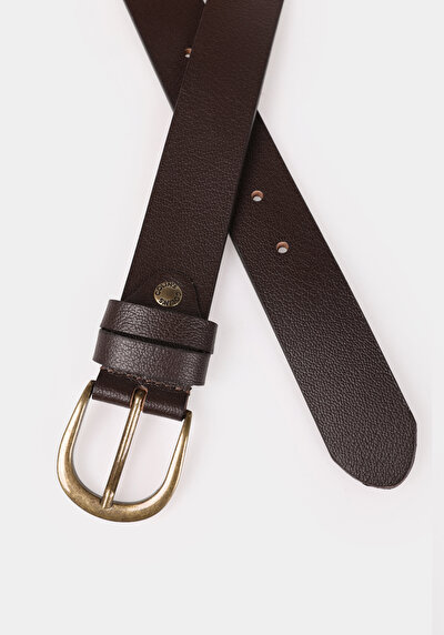 Afficher les détails de Ceinture Marron Modern Fit Femme
