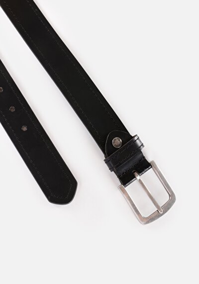 Image de Ceinture Noir Modern Fit Homme