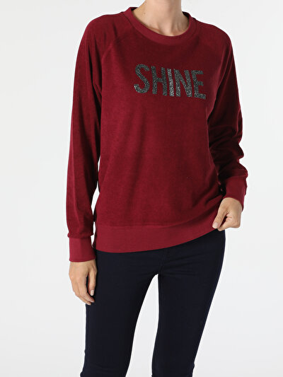 Afficher les détails de Pull-over Bordeaux Regular Fit  Femme