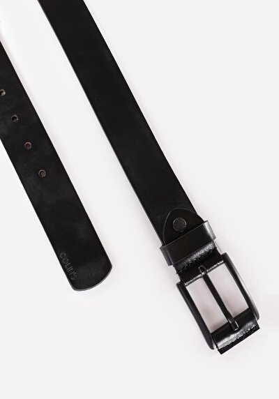 Image de Ceinture Noir Modern Fit Homme