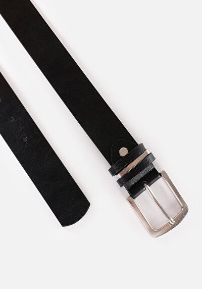 Image de Ceinture Noir Modern Fit Homme