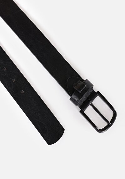 Image de Ceinture Noir Modern Fit Homme