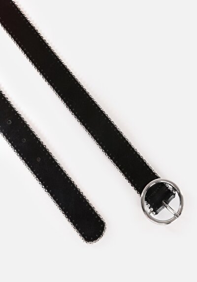 Image de Ceinture Noir Modern Fit Femme