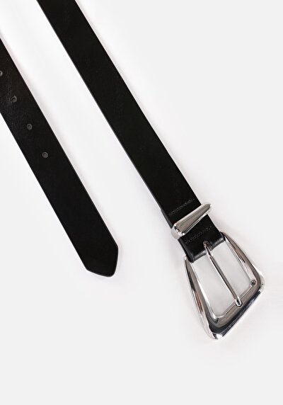 Image de Ceinture Noir Modern Fit Femme