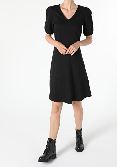 Image de Robe Noir Slim Fit Femme