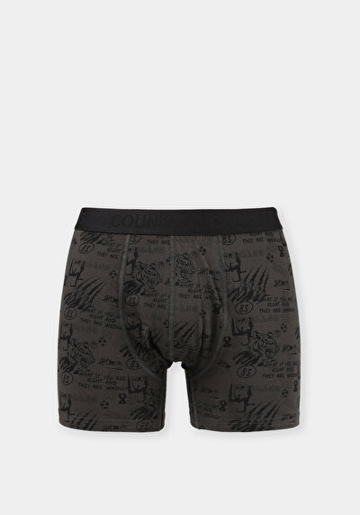 Image de Sous-vêtements Anthracite Modern Fit Imprimé Homme