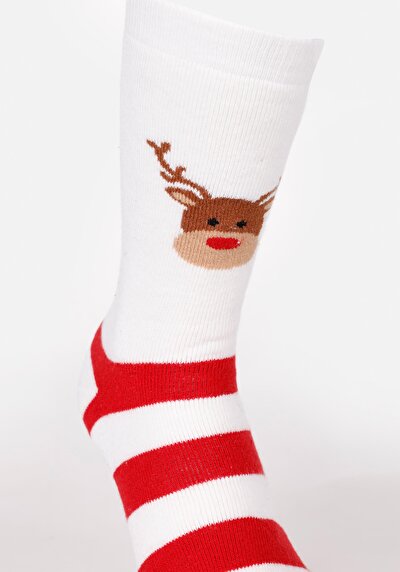 Image de Chaussettes Ecru Modern Fit Femme