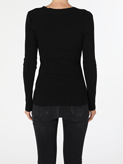 Image de Pull Noir Slim Fit   Femme
