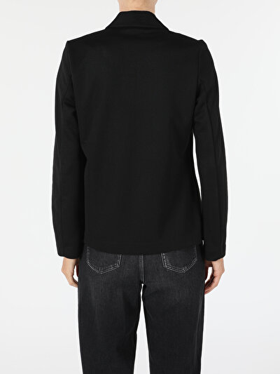 Image de Veste De Blazer Noir Regular Fit Femme