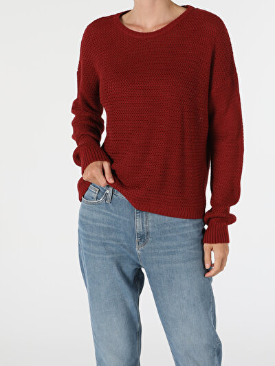Image de Pull Bordeaux Regular Fit   Femme