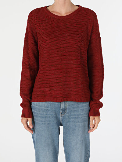 Image de Pull Bordeaux Regular Fit   Femme
