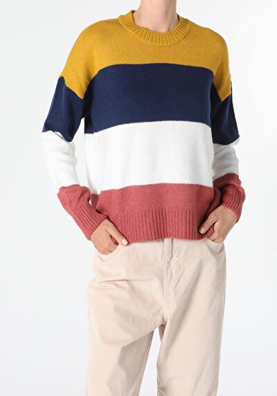Image de Pull Multicolou Regular Fit   Femme