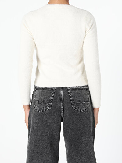Image de Pull Blanc Slim Fit Femme