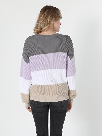 Image de Pull Multicolou Regular Fit   Femme