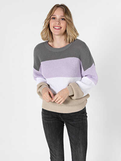 Image de Pull Multicolou Regular Fit   Femme